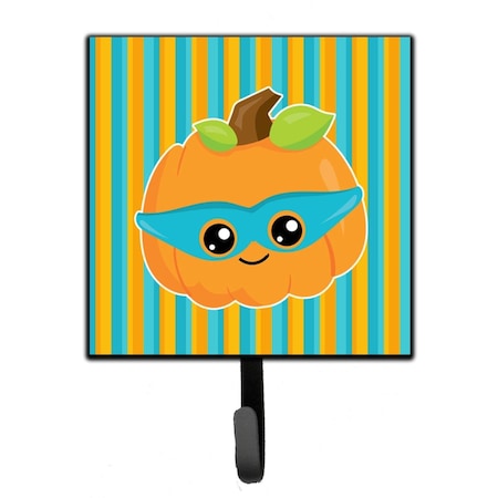 Jensendistributionservices Halloween Pumpkin Superhero Leash or Key Holder MI1715104